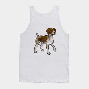 Dog - German Shorthaired Pointer - Liver and White Ticked Patched Tank Top